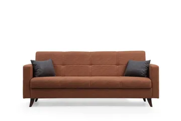 Darcia Sovesofa 3-personers - Rød - Møbler - Sofaer - Sovesofaer