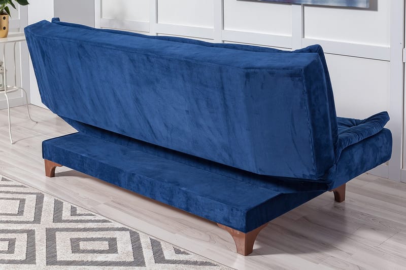 Defiglio 3-pers. Sovesofa - Blå - Møbler - Sofaer - Sovesofaer