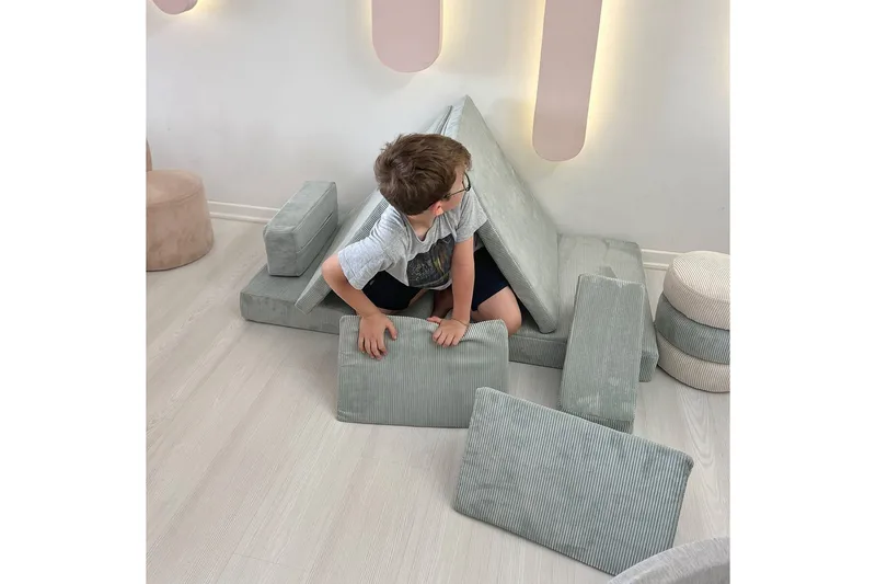 Deliones Sovesofa - Blå - Møbler - Sofaer - Sovesofaer