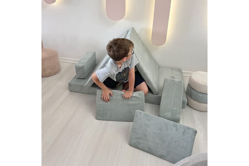 Deliones Sovesofa - Blå - Møbler - Sofaer - Sovesofaer