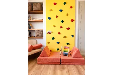 Deliones Sovesofa - Orange - Møbler - Sofaer - Sovesofaer