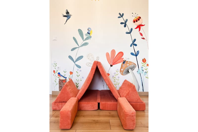 Deliones Sovesofa - Orange - Møbler - Sofaer - Sovesofaer