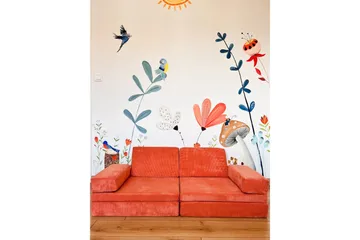 Deliones Sovesofa - Orange - Møbler - Sofaer - Sovesofaer