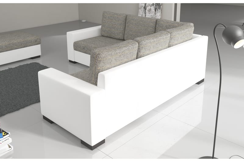 Delta hjørnesovesofa - Grå / Sort - Møbler - Sofaer - Sovesofaer