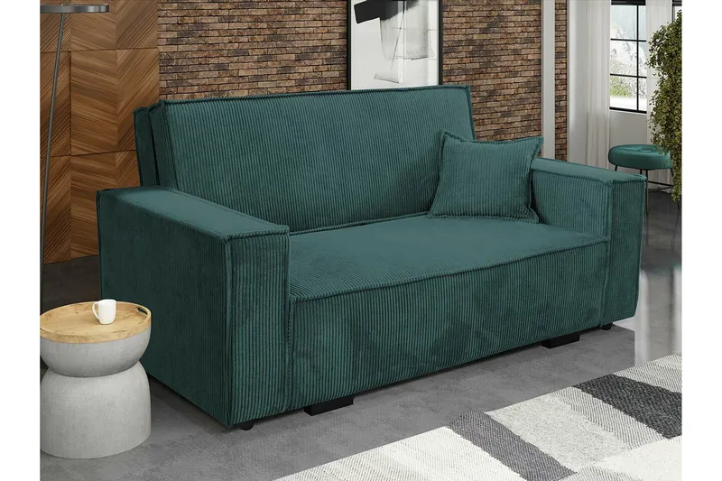 Denegal 2-sits Bäddsoffa Dark Green/Blue - Møbler - Sofaer - Sovesofaer