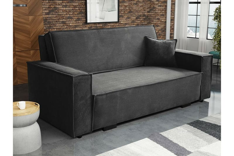 Denegal 2-sits Bäddsoffa Dark grey - Møbler - Sofaer - Sovesofaer