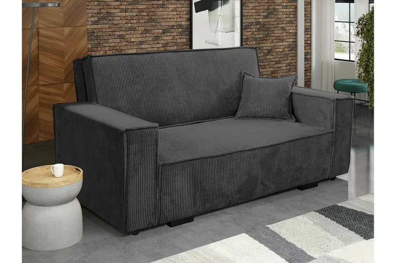Denegal 2-sits Bäddsoffa Dark grey - Møbler - Sofaer - Sovesofaer
