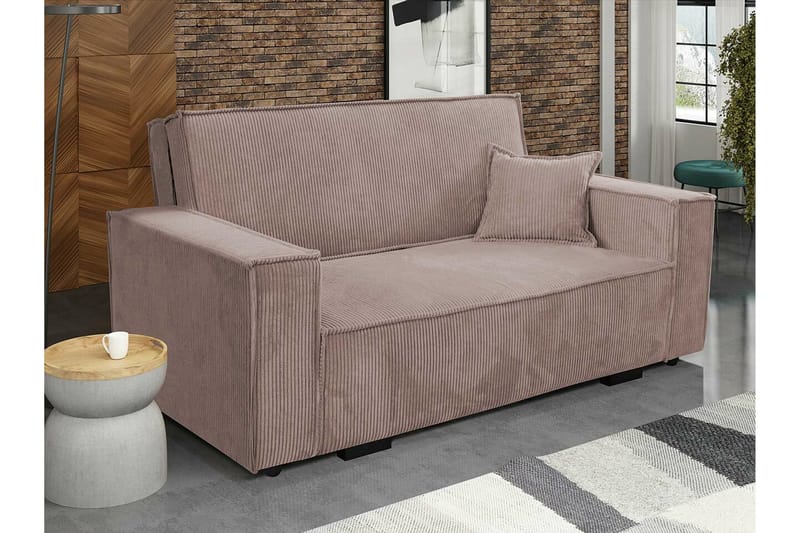 Denegal 2-sits Bäddsoffa Light brown - Møbler - Sofaer - Sovesofaer