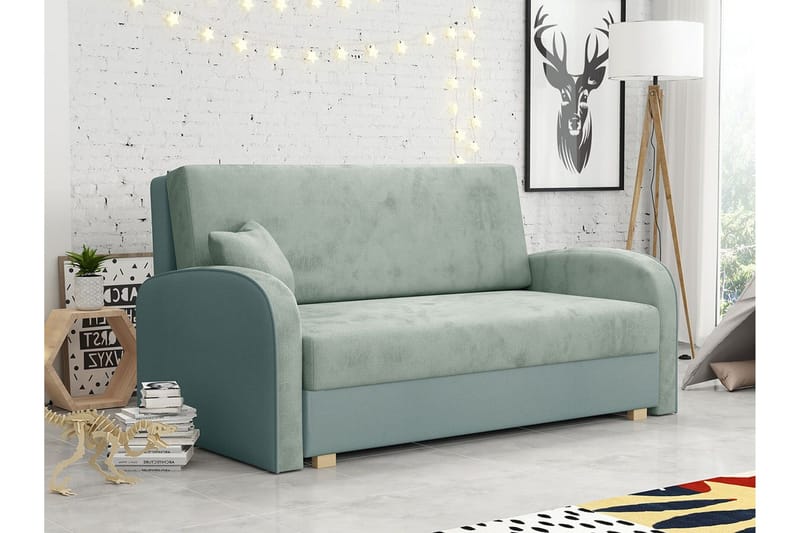 Denegal 2-sits Bäddsoffa Light green - Møbler - Sofaer - Sovesofaer