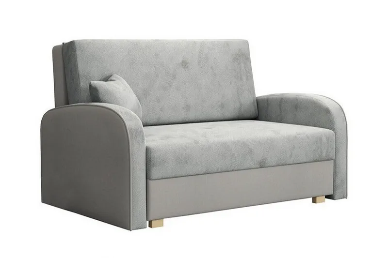 Denegal 2-sits Bäddsoffa Ljusgrå, undefined