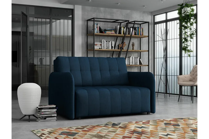 Denegal 2-sits Bäddsoffa NO_BRAND Dark blue - Møbler - Sofaer - Sovesofaer
