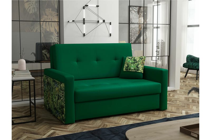 Denegal 2-sits Bäddsoffa NO_BRAND Dark green - Møbler - Sofaer - Sovesofaer