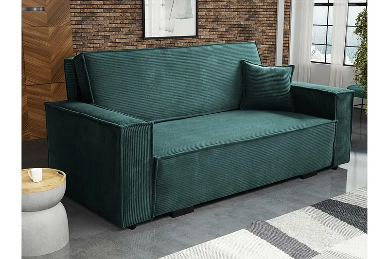 Denegal 2-sits Bäddsoffa NO_BRAND Dark green - Møbler - Sofaer - Sovesofaer