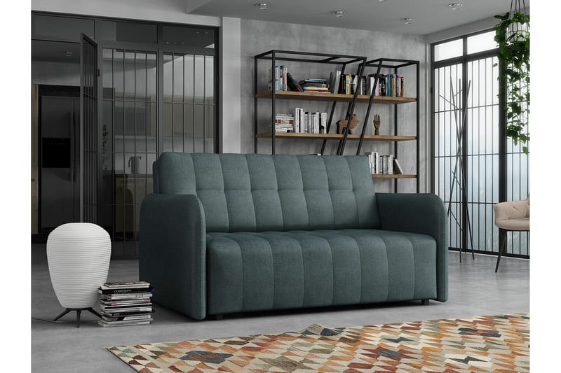 Denegal 2-sits Bäddsoffa NO_BRAND Dark grey - Møbler - Sofaer - Sovesofaer