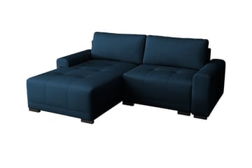 Denegal 2-sits Hörnbäddsoffa Dark blue - Møbler - Sofaer - Sovesofaer
