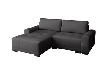 Denegal 2-sits Hörnbäddsoffa Dark grey - Møbler - Sofaer - Sovesofaer