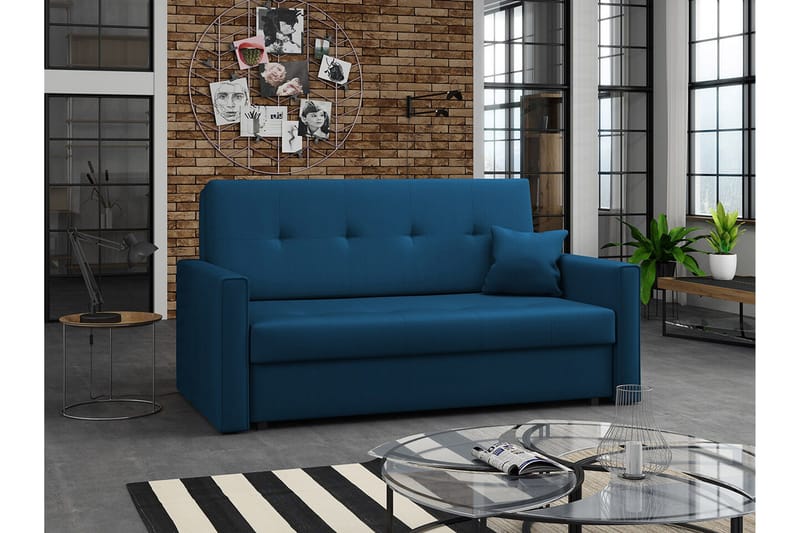 Denegal 2-personers Sovesofa - Mørkeblå - Møbler - Sofaer - Sovesofaer