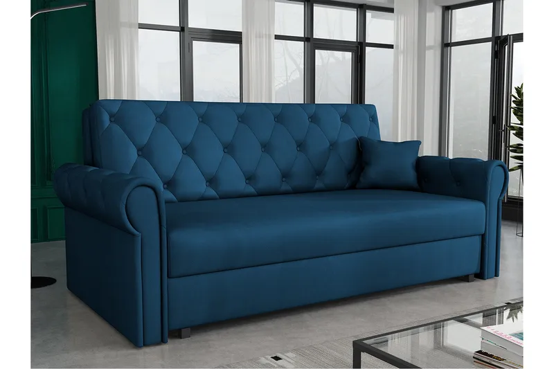 Denegal 2-personers Sovesofa - Mørkeblå - Møbler - Sofaer - Sovesofaer