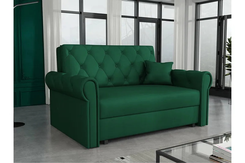 Denegal 2-personers Sovesofa - Mørkegrøn - Møbler - Sofaer - Sovesofaer