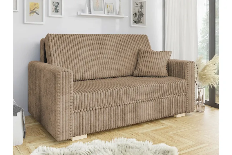 Denegal 2-personers Sovesofa - Beige - Møbler - Sofaer - Sovesofaer