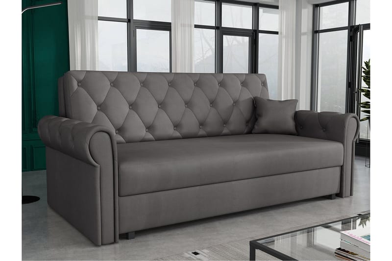 Denegal 2-personers Sovesofa - Mørkegrå - Møbler - Sofaer - Sovesofaer