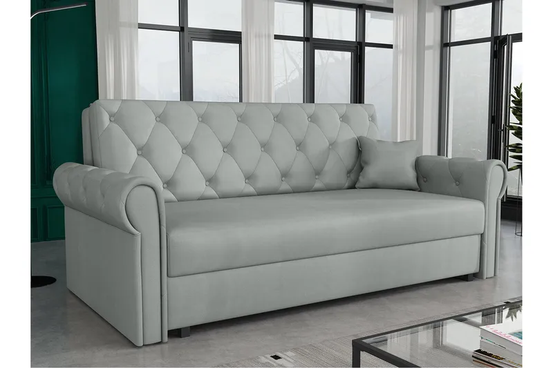 Denegal 2-personers Sovesofa - Lysegrå/Mørkegrå - Møbler - Sofaer - Sovesofaer