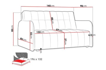 Denegal 2-personers sovesofa - Møbler - Sofaer - Sovesofaer