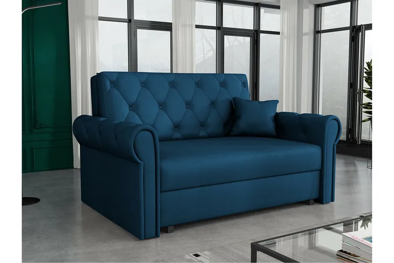 Denegal 2-personers Sovesofa - Mørkeblå - Møbler - Sofaer - Sovesofaer