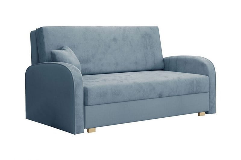 Denegal 2-personers Sovesofa - Lyseblå/Mørkeblå - Møbler - Sofaer - Sovesofaer