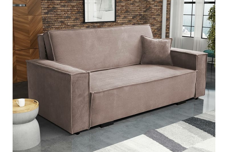 Denegal 2-personers Sovesofa - Brun - Møbler - Sofaer - Sovesofaer