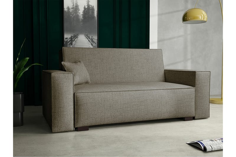 Denegal 2-personers Sovesofa - Lysebrun/Beige - Sovesofaer - 2 personers sovesofa