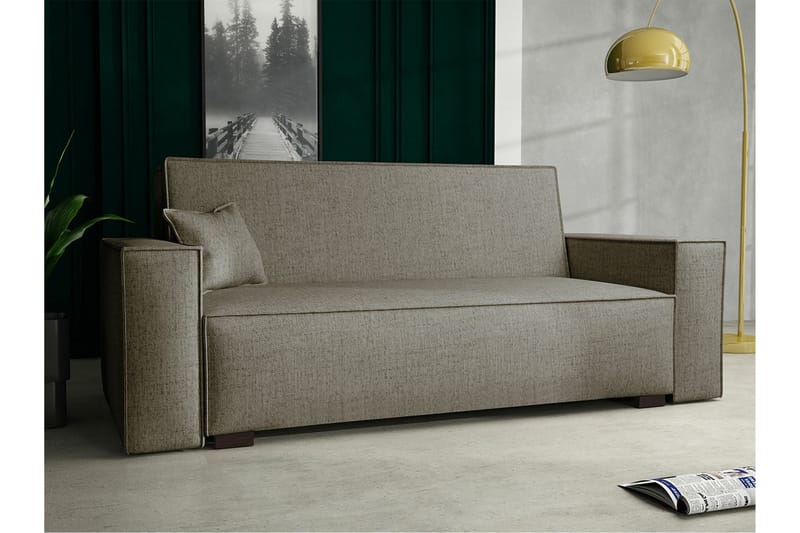 Denegal 2-personers Sovesofa - Brun/Beige - Sovesofaer - 2 personers sovesofa