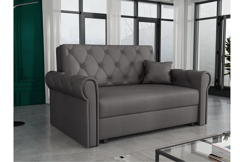 Denegal 2-personers Sovesofa - Mørkegrå - Møbler - Sofaer - Sovesofaer