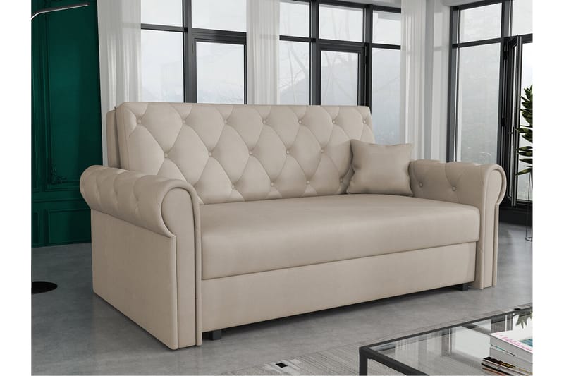 Denegal 2-personers Sovesofa - Beige - Møbler - Sofaer - Sovesofaer