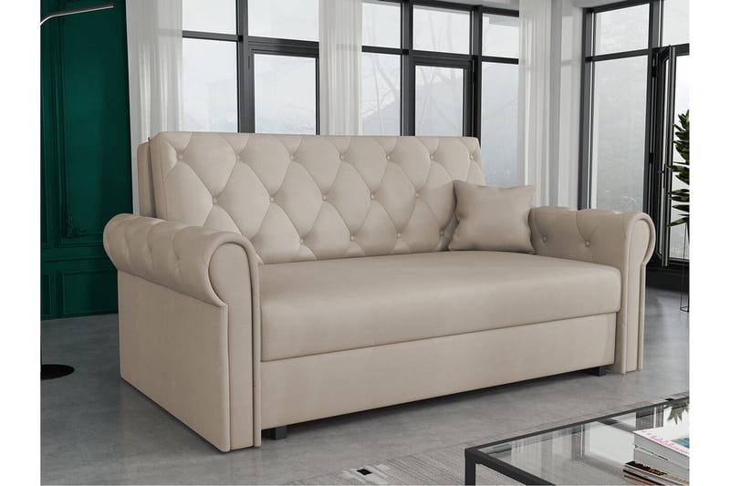 Denegal 2-personers Sovesofa - Beige - Sovesofaer - 2 personers sovesofa