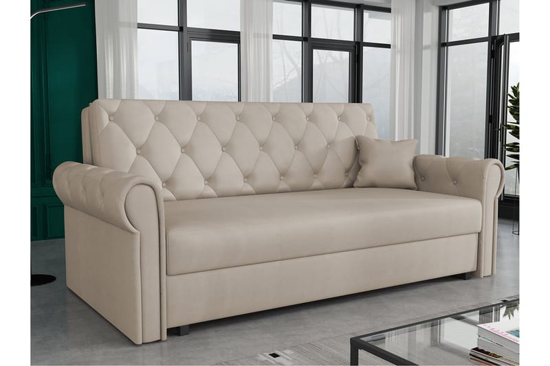 Denegal 2-personers Sovesofa - Beige - Sovesofaer - 2 personers sovesofa