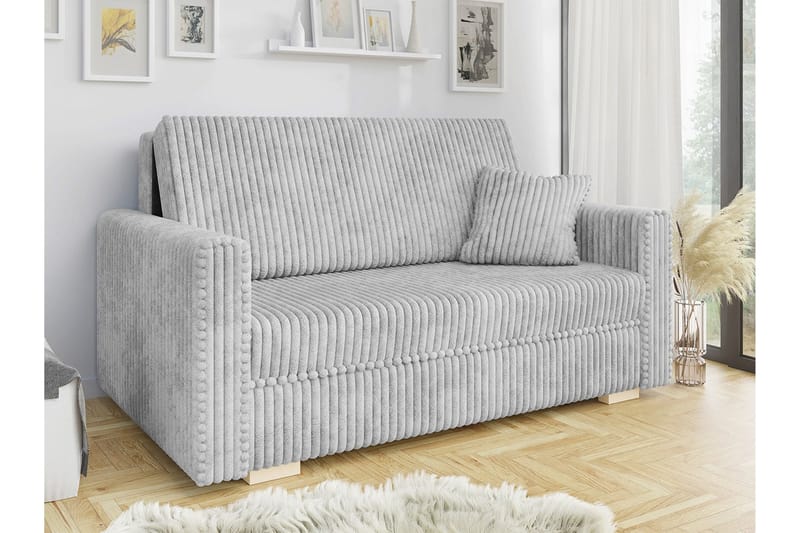 Denegal 2-personers Sovesofa - Lysegrå - Møbler - Sofaer - Sovesofaer