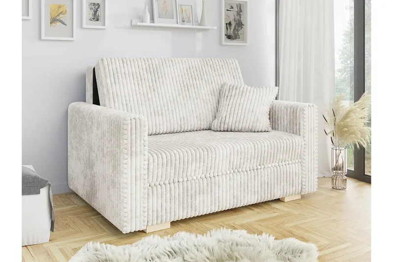 Denegal 2-personers Sovesofa - Beige/Lys beige - Møbler - Sofaer - Sovesofaer