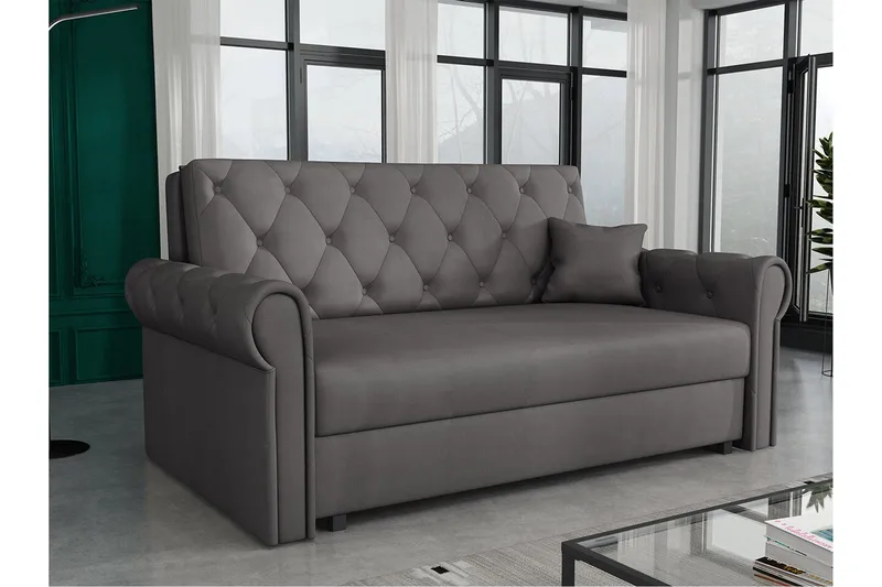 Denegal 2-personers Sovesofa - Mørkegrå - Møbler - Sofaer - Sovesofaer