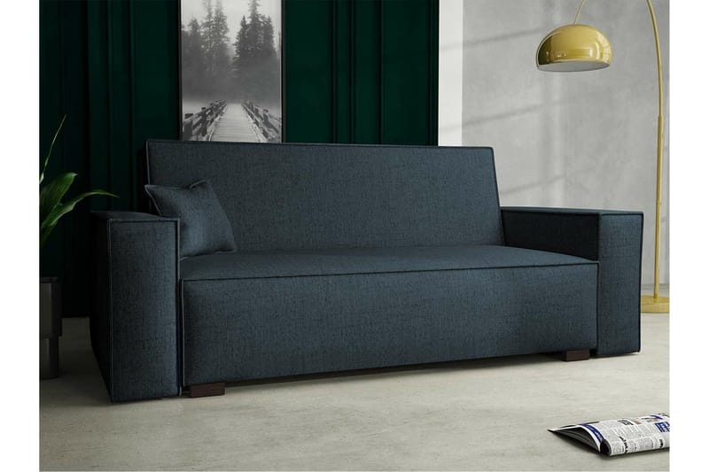 Denegal 2-personers Sovesofa - Mørkeblå/Grå - Møbler - Sofaer - Sovesofaer