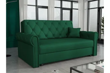 Denegal 2-personers Sovesofa - Mørkegrøn - Møbler - Sofaer - Sovesofaer