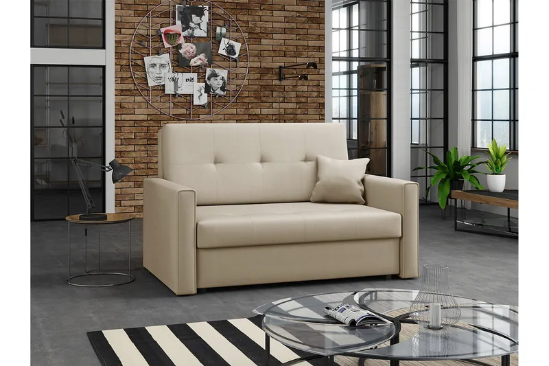 Denegal 2-personers Sovesofa - Beige - Møbler - Sofaer - Sovesofaer