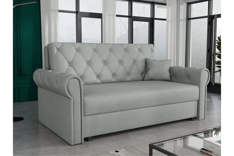 Denegal 2-personers Sovesofa - Lysegrå/Mørkegrå - Møbler - Sofaer - Sovesofaer