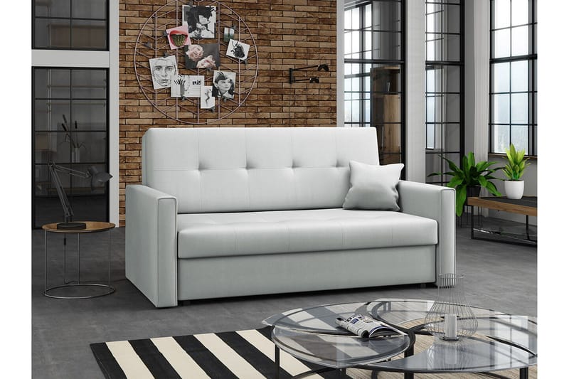 Denegal 2-personers Sovesofa - Lysegrå/Mørkegrå - Møbler - Sofaer - Sovesofaer