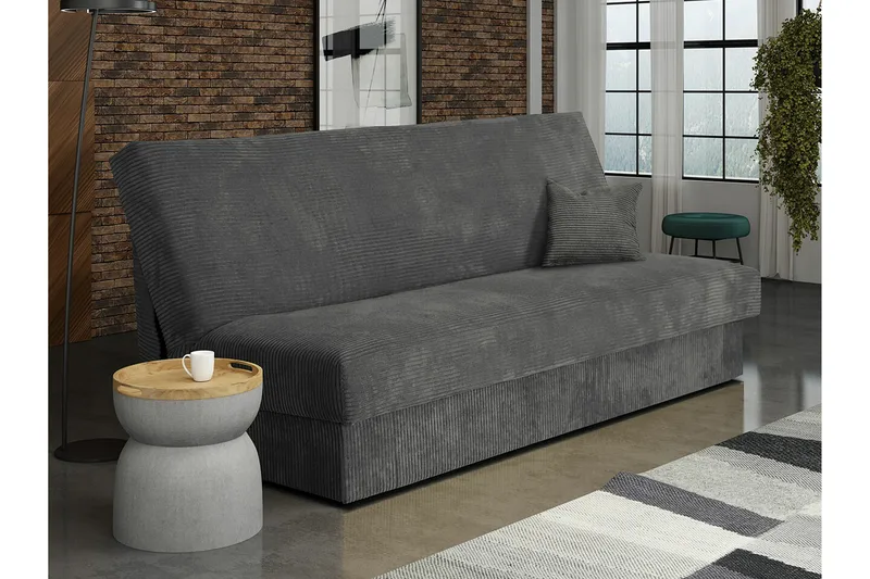 Denegal 3-sits Bäddsoffa Dark grey - Møbler - Sofaer - Sovesofaer