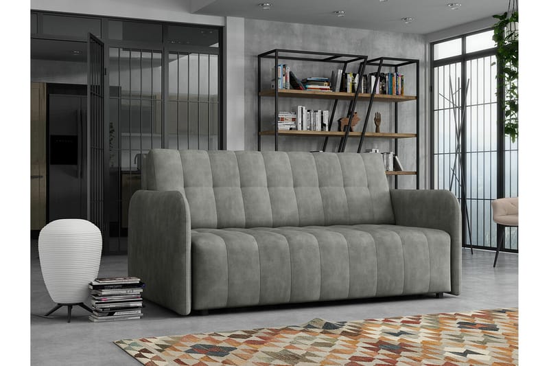 Denegal 3-sits Bäddsoffa Dark grey - Møbler - Sofaer - Sovesofaer