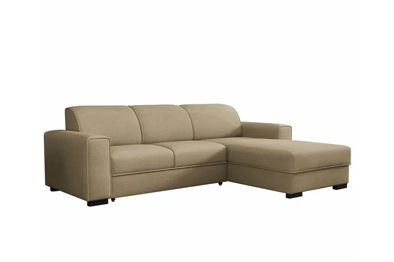 Denegal 3-sits Hörnbäddsoffa beige, undefined