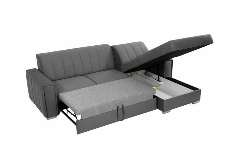 Denegal 3-sits Hörnbäddsoffa Dark blue - Møbler - Sofaer - Sovesofaer