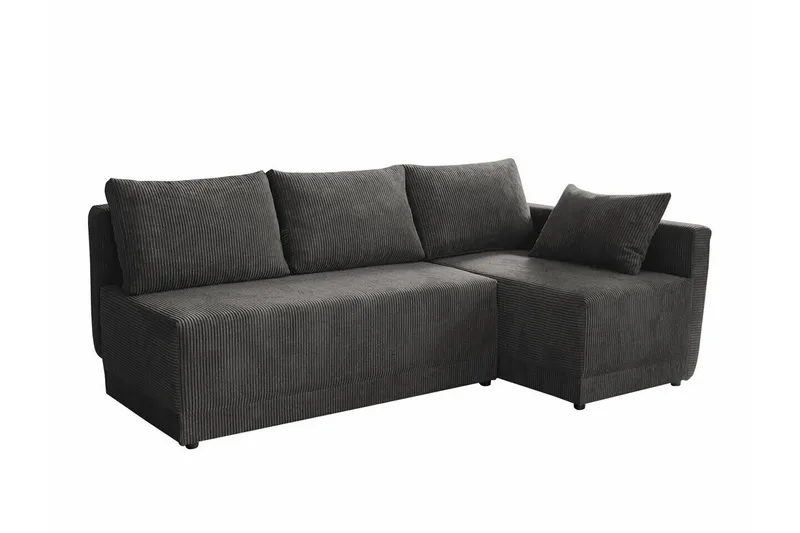 Denegal 3-sits Hörnbäddsoffa Dark grey, undefined
