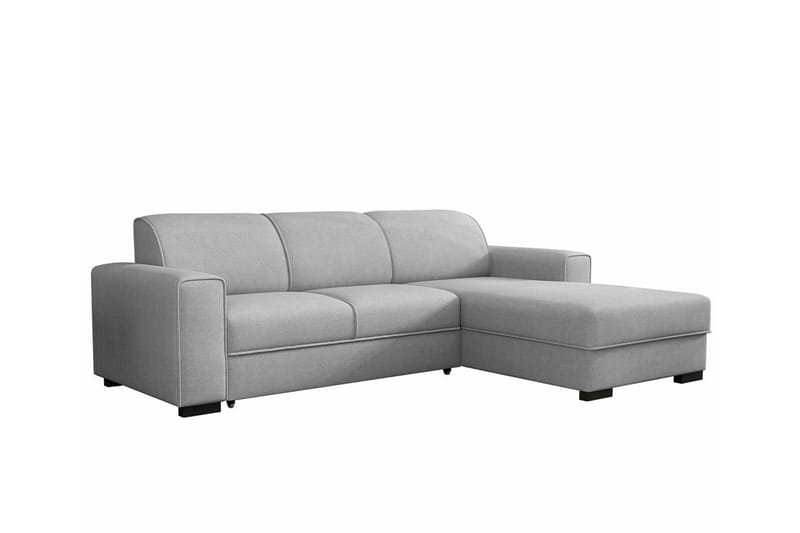 Denegal 3-sits Hörnbäddsoffa Ljusgrå, undefined